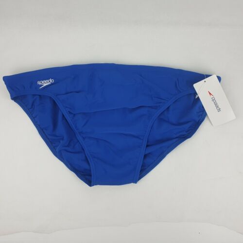 SPEEDO Mens 5cm Lycra Briefs Swimwear Blue Laguna Sports Size 4XL, 24, 110cm 44&#034;