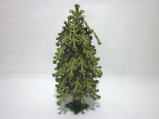 Custom forest tree 7" tall with angled olive leaves, new parts, FREE Shipping!