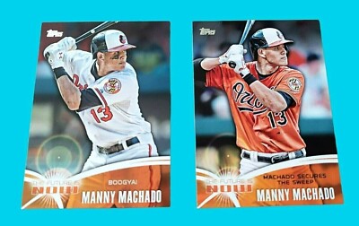 2014 Topps MANNY MACHADO The Future is Now FN-23 & FN-24 Baltimore Orioles LOT 2