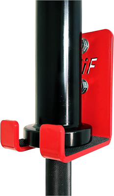 HIFLAME Single Olympic Barbell Hanger,Garage Gym Bar Wall Rack,Vertical ...