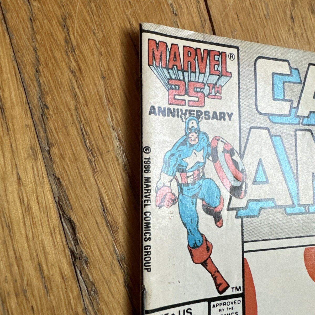 Captain America Comic Book #323 Nov 1986 Marvel 25th