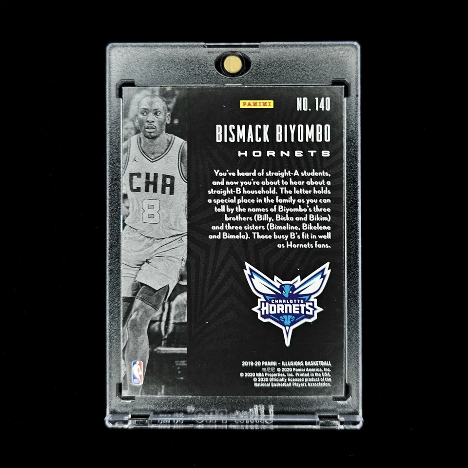 Bismack Biyombo - 2019-20 NBA Panini Illusions Baloncesto Holo Tarjeta Hornets #140 Foto 2 de 2