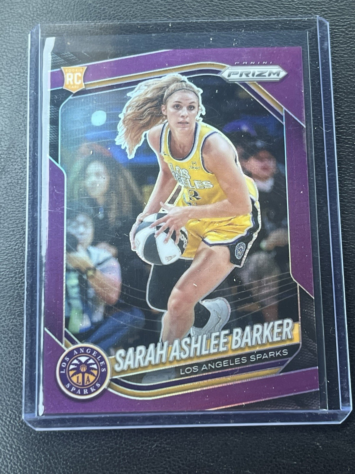 2025 Panini Prizm WNBA - Sarah Ashlee Barker #31 Purple Prizm (RC) /149