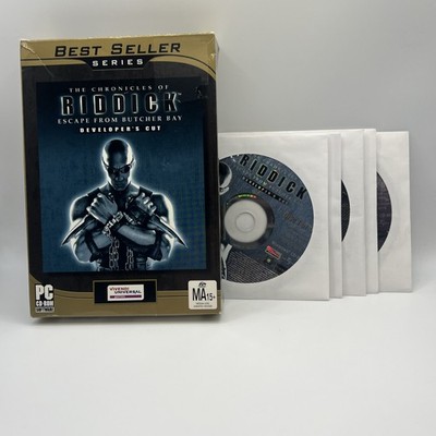 Chronicles Of Riddick PC CD-ROM Game Escape From Butcher Bay Developers Cut 2004