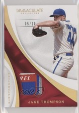 2017 Panini Immaculate Swatches Laundry Tag 5/10 Jake Thompson #S-JK Patch nh6