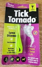Tick Tornado 2 in Pack Pro Pet Dog Horse Cat Tick Removal Tool Quick Easy & Safe