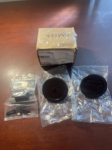 Emtek 2145US10B 2-1/2" Privacy Pocket Door Lock - Oil Rubbed Bronze *READ*