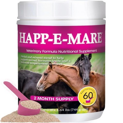 HAPP-E-MARE Equine Calming for Mares, Supports Balanced Behavior, Mood & Musc...