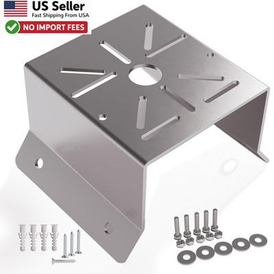 Corner Mount Security Camera Bracket Stainless Steel CCTV LED Solar Wall Mount