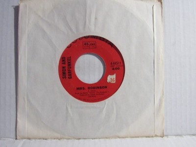Simon And Garfunkel*   Mrs. Robinson - 1968 - FOLK ROCK