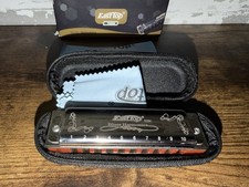 New in Box East Top 10 Hole 20 Tone Blue Harmonica - T008K
