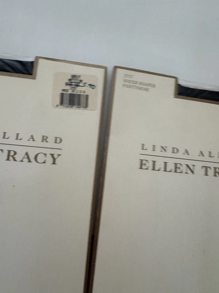 LOT of 6 Linda Allard Ellen Tracy Shaper Top pantyhose Size MEDIUM Navy & Black - Image 2 of 4