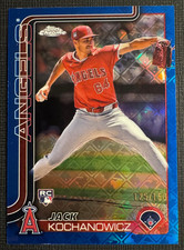 2025 Topps Chrome Logofractor Jack Kochanowicz Blue Refractor /150 RC #121
