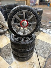 Set Of Genuine 16 Inch FIAT 500 ABARTH PANDA Alloy Wheels & Tyres 51830198 4x98