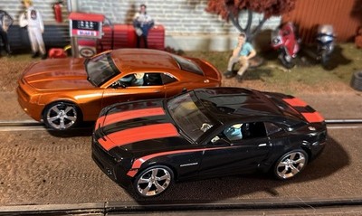 1/32 Slot Cars Pair Of Carrera Camaro Concept Cars See Pics