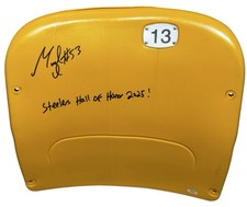 Steelers Maurkice Pouncey Autographed Heinz Field Seatback 2025 Hall of Honor