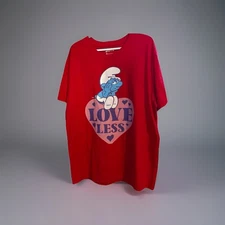 SMURFS XL 46/48 Grouchy Smurf Love Less T-shirts 2024