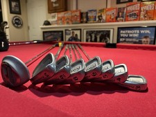 Righty Jeu complet de fers sauf 7 Power Bilt bon état 38 pouces 