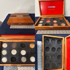 Solid wood Coin Display Case for 12 ASE/ 1 , Crown Capsules. Tarnish Protected.