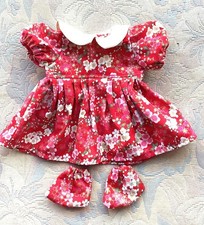 dress and bootees for a 14"