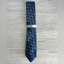 Alfani Men's Aster Neat Navy Tie