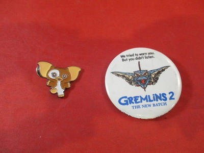 Gremlins 2 The New Batch Movie Promo Pin Pinback Button + Gizmo Lootcrate Pin
