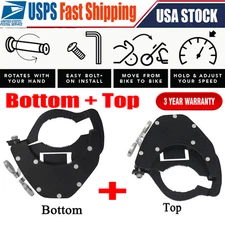 Bottom Top Kit Throttle Lock Motorcycle Cruise Control Throttle Assist US