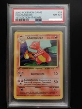 Pokemon | Charmeleon | Set Base #24 | 1° Edizione | PSA 8 |  2000 Italiano