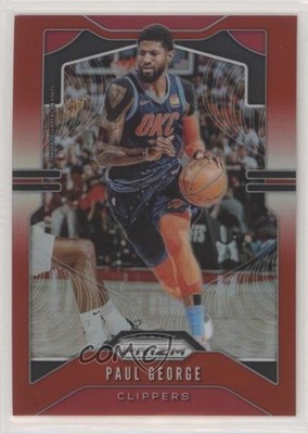 2019-20 Panini Prizm Red Prizm /299 Paul George #185 6er