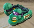 Vintage 1989 TMNT- Teenage Mutant Ninja Turtles Donatello Slippers Kids