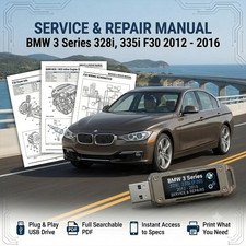 Bmw 328i 335i F30 2012 2013 2014 2015 2016 Service Repair Workshop Manual Usb
