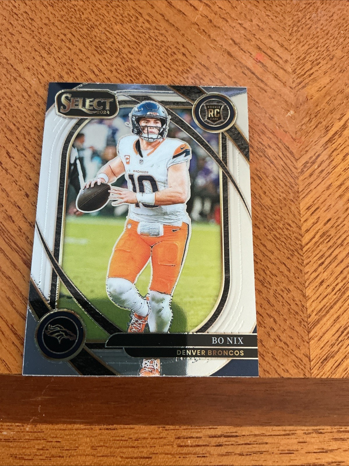 2024 Panini Select - Club Level Bo Nix #221 Silver Prizm (RC)