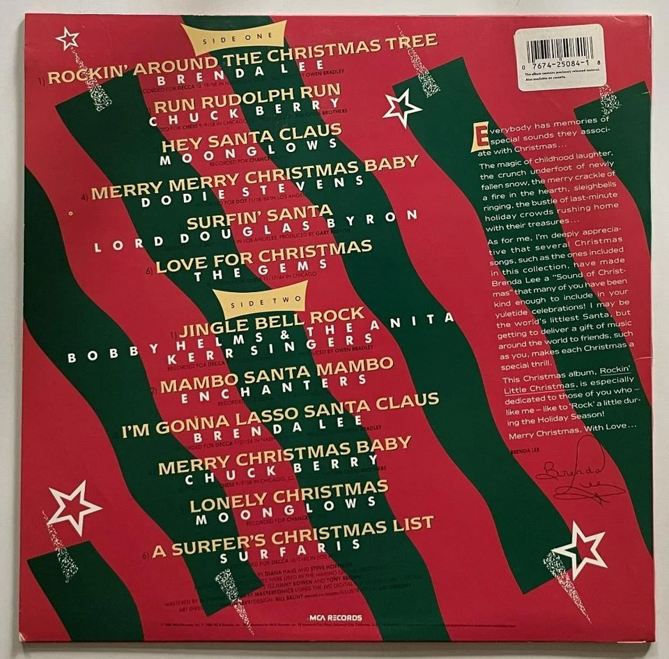 Rockin' Little Christmas LP M- MCA Chuck Berry Surfaris Gems Enchanters ++ - Image 3 of 4