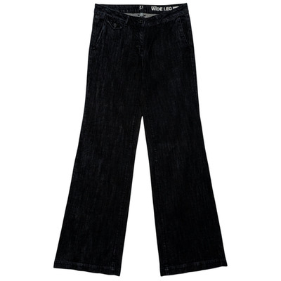 NY&C NEW YORK & COMPANY Womens Jeans Size 6 Tall Wide Leg Flare Trouser Denim