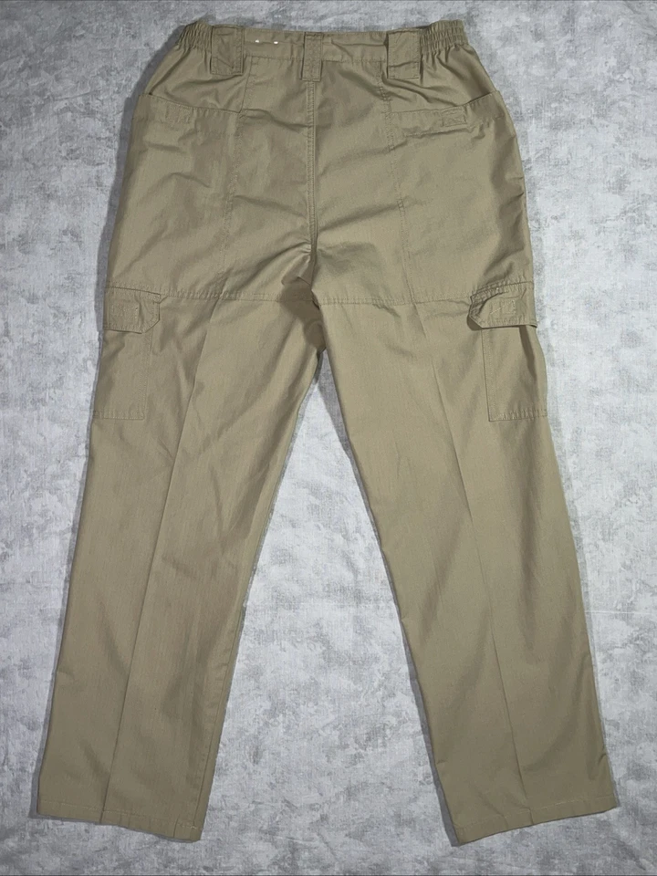 Pantalones cargo tácticos Propper para mujer 14 caqui reforzados Ripstop calce relajado Foto 4 de 4