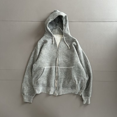 Vintage 60s-70s Double Face Zip-Up Hoodie S Equivalent (Rare Archive)