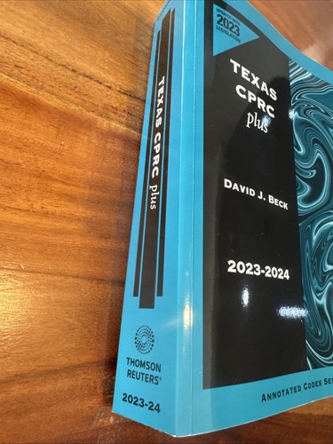 O'Connor's Texas CPRC Plus, 2023-2024 Civil Practice remedies Code Beck FLAW - Picture 3 of 5