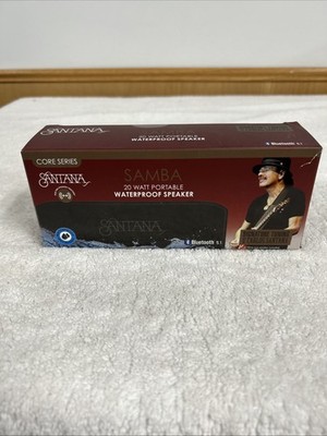 Carlos Santana Samba Bluetooth Speaker, 20W, Waterproof, 20hr Battery Life