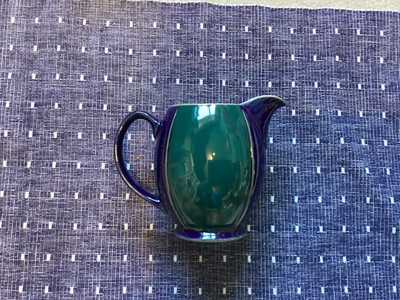 Denny blau und grün Milchkännchen. Neu. No Box