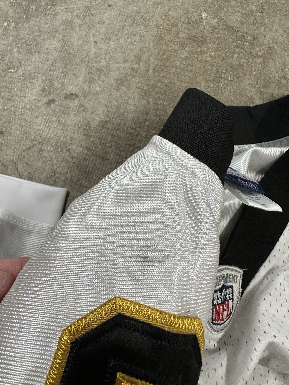 Vintage Reebok New Orleans Saints Brees #9 NFL Jersey SB Captain Patches Size 50 thumbnail 10