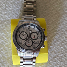 Invicta Reserve Jason Taylor Chronograph Quartz Watch 100m Silver M/N 51259