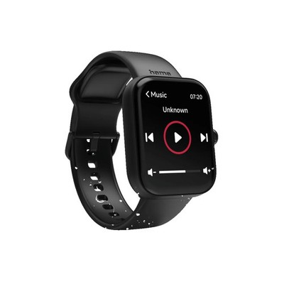 Hama Smartwatch 5000 Schwarz 1,65'' Fitness Puls IP68 Android iOS Bluetooth