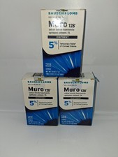 Sale 3x Bausch Lomb Muro 128 Ointment Twin Pack Exp 1x 01/26 2x 7/25