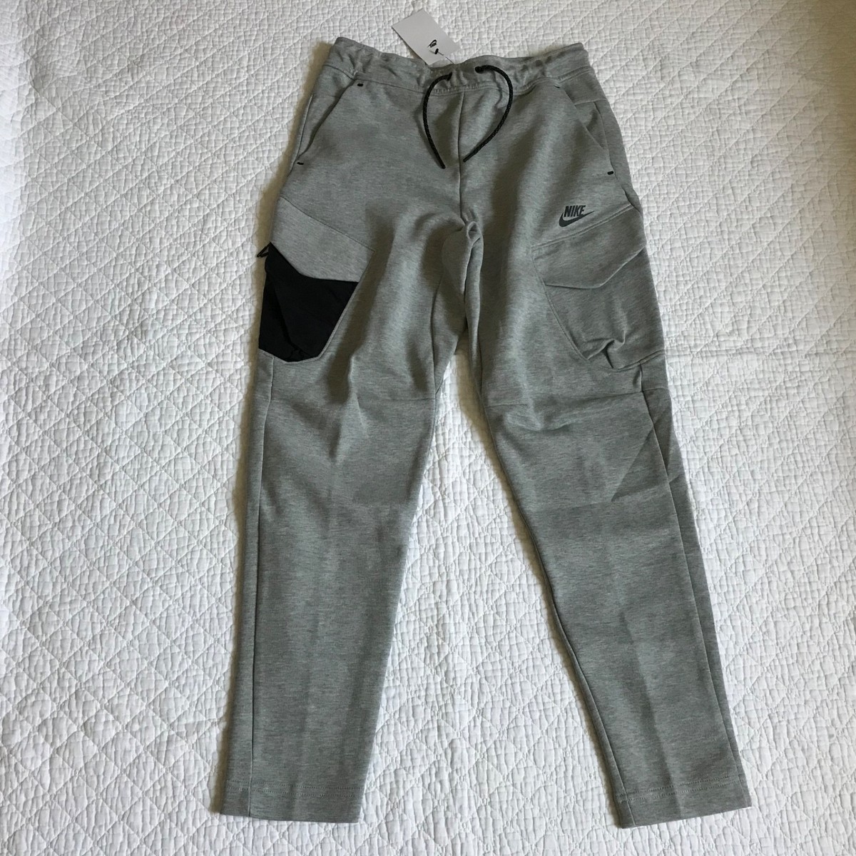 Nike Sportswear Tech Fleece Utility Pants Men's SZ Small Grey
