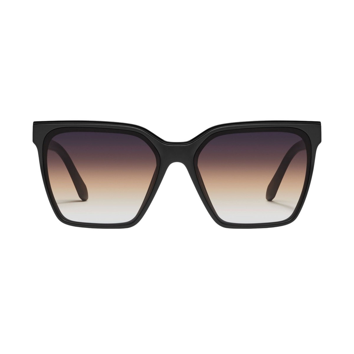 Quay Australia Come Thru Gradient Cat Eye Sunglasses Dusk Poppy/Black QUAY In Pursuit (Black/Dusk-Poppy) main image 3