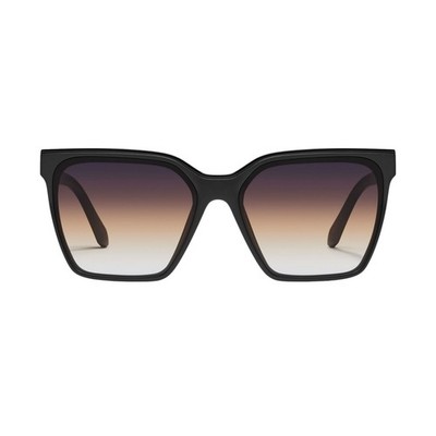 QUAY Women\'s LEVEL UP NO-NS-2479 Matte Black Frame/ Dusk Poppy Lenses Sunglasses QUAY Women main image 2