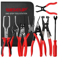 8-Piece Fuel Line Disconnect Tool Set – Fuel Line/Hose Clamp/Removal Pliers, ...