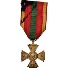 France, Croix du Combattant Volontaire, WAR, medal, 1914-1918, very good