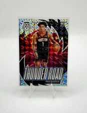 2023-24 Panini Mosaic - Thunder Road Amen Thompson #12 Mosaic Prizm (RC)