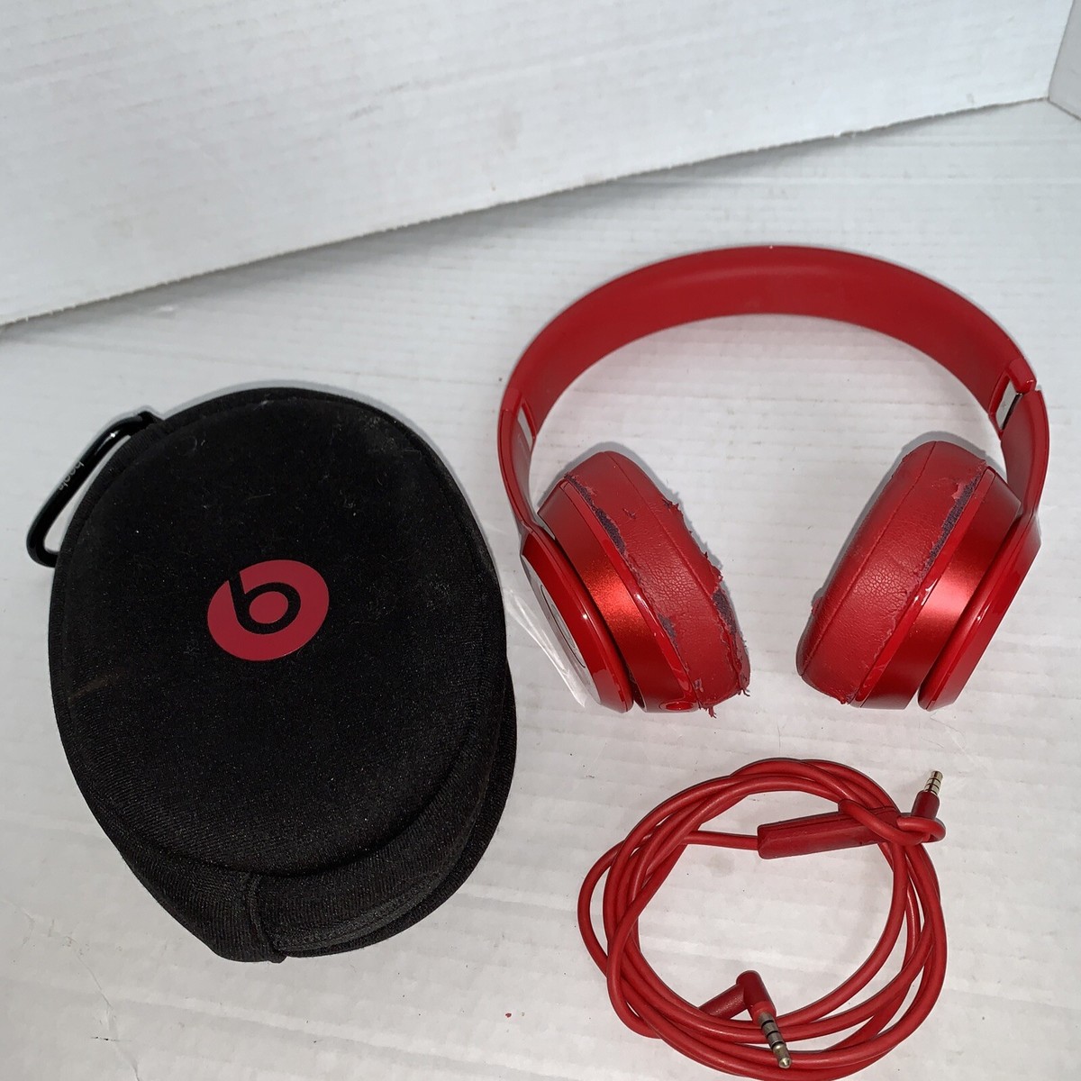 Beats Studio Beats Solo Wired Beats By Dre Solo Wired W/ Case -red
